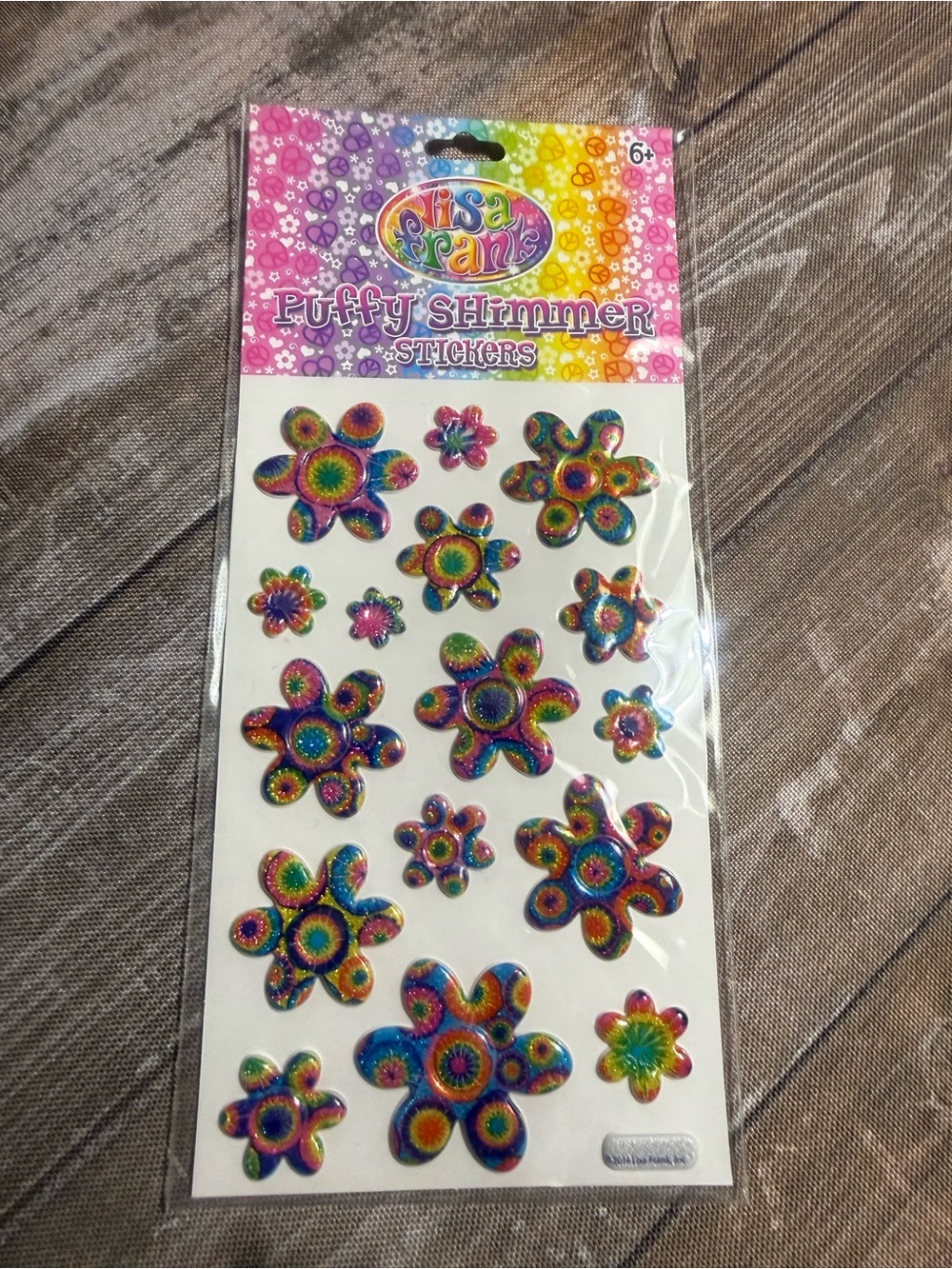 Lisa Frank sticker sheet